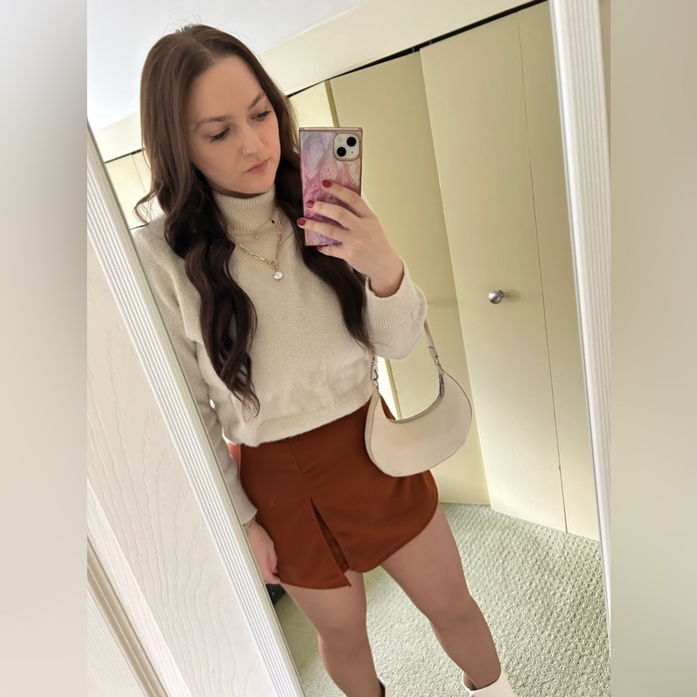 Brown skort